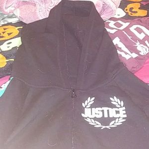 all black justice jacket